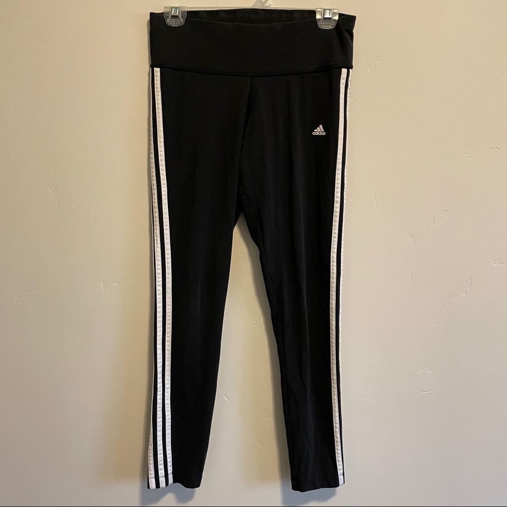 Adidas 3 Stripe Climalite Leggings